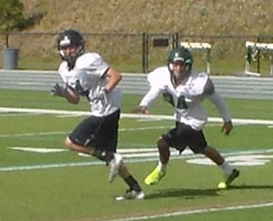 CAMP COMPETITION AT RECEIVER WAS INTENSE.